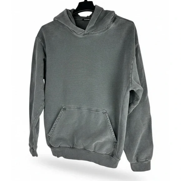 Talentless x Scott Disick Heavyweight Hoodie Blank Distressed Gray Men's Large - Picture 3 of 16